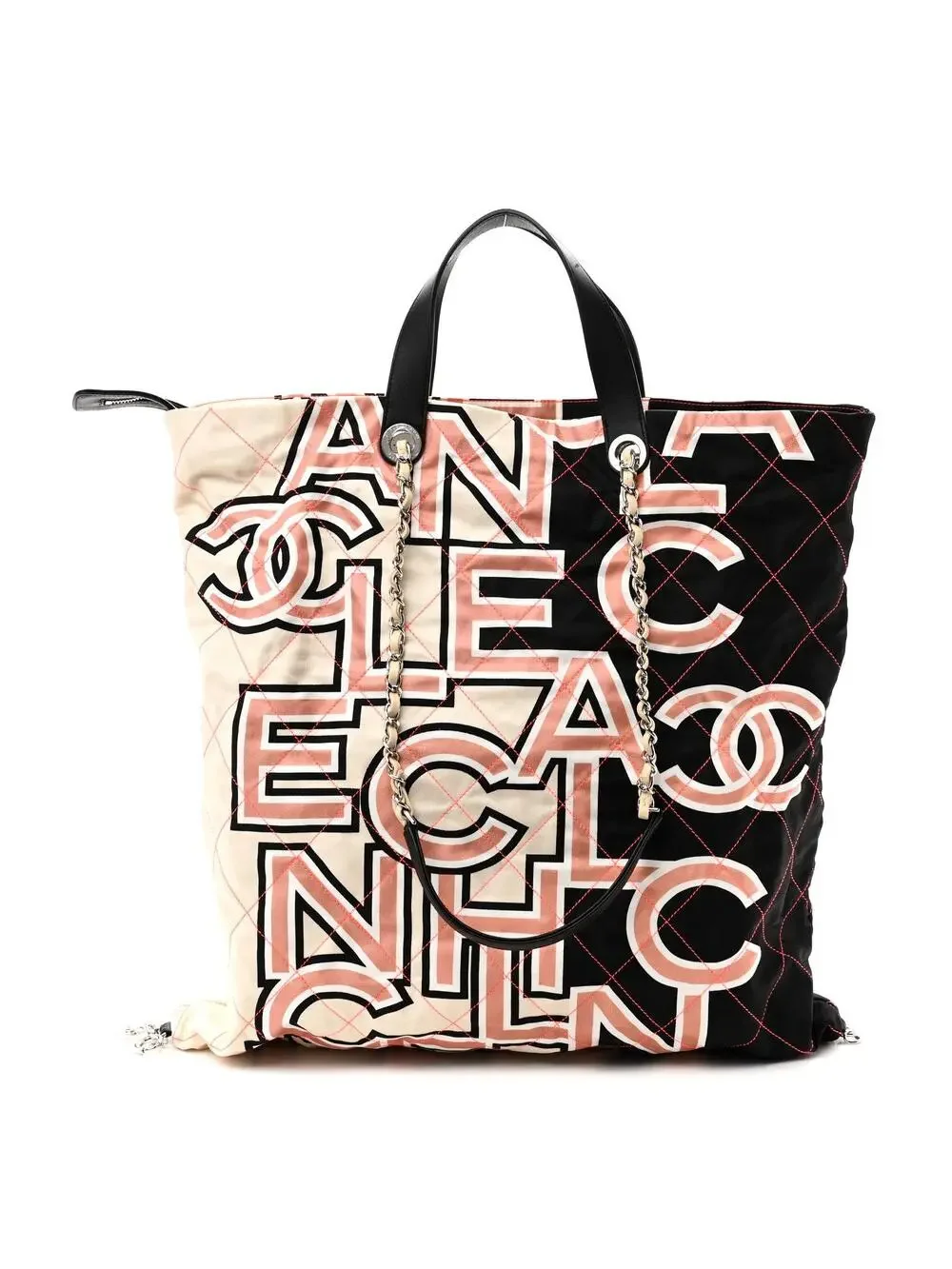 Chanel Nylon Stitched Printed Logo #328712C14B